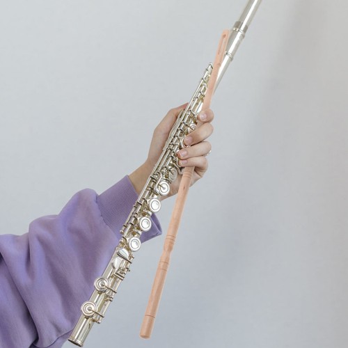 Flute cleaning wood rod - flute,