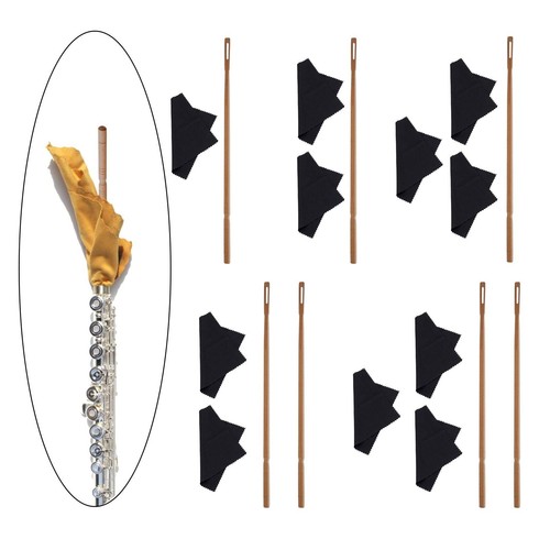 Flute cleaning rod and - cleaning,