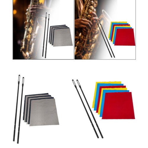 Flute cleaning rod - flute, cloth