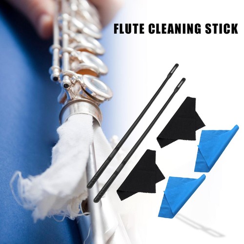 Flute cleaning rod and - cleaning, cloth