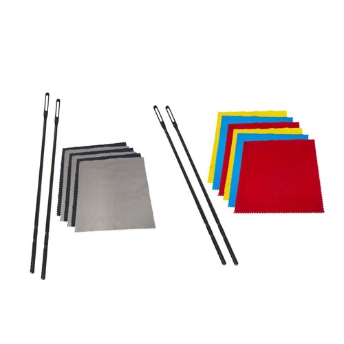 Flute cleaning rod with - cleaning,