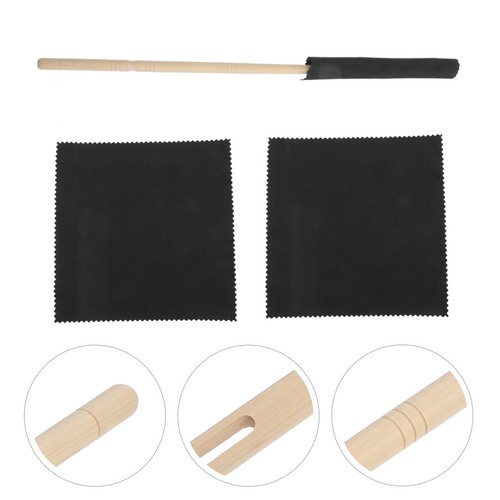 Flute cleaning rod with - cleaning,