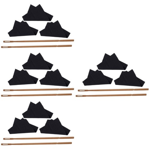 Flute cleaning kit with black - kit,